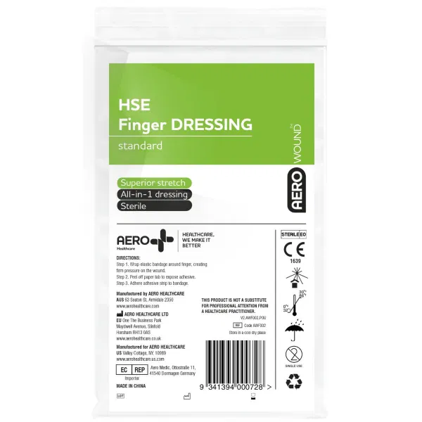 Aero Wound HSE Finger Dressing