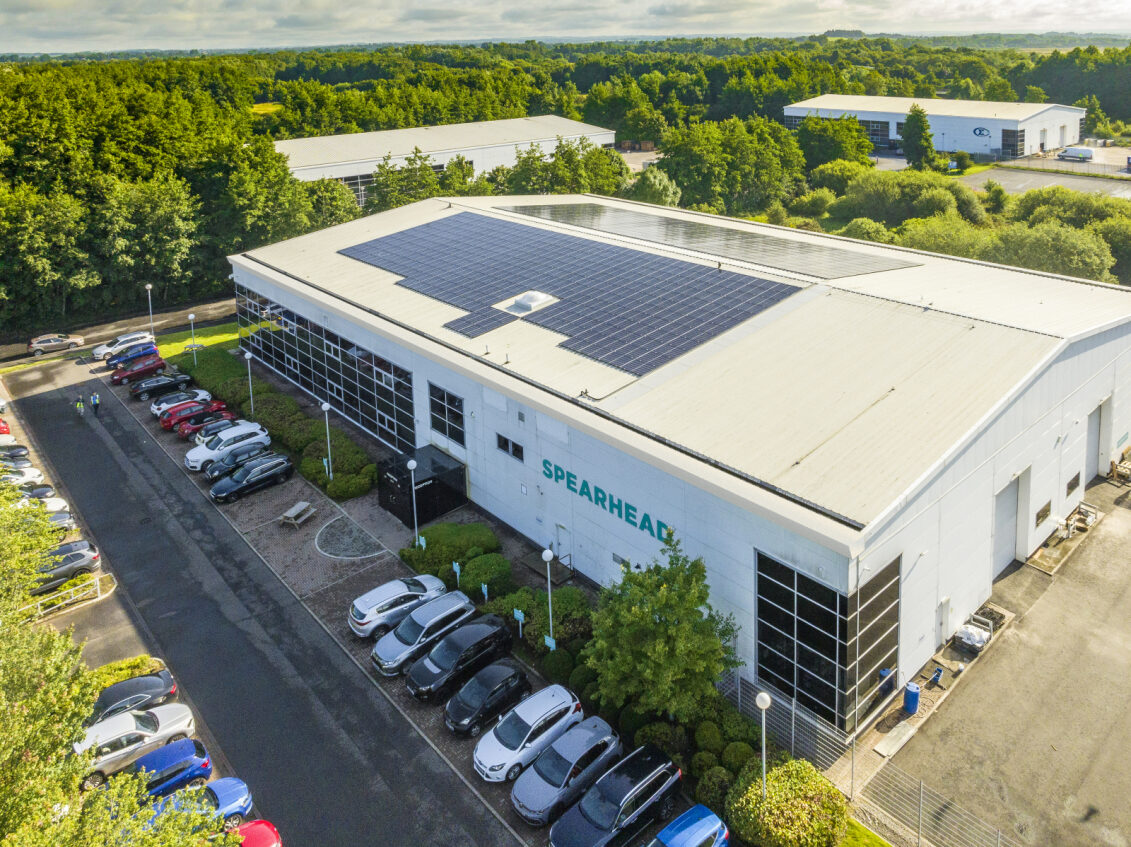 Spearhead Showroom Arial View