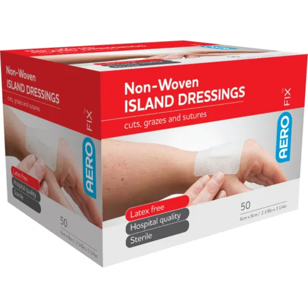 Aero Fix Non-Woven Island Dressings